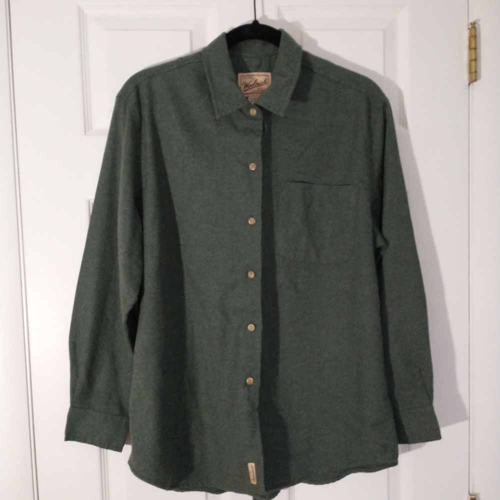 Vintage Woolrich women's button up work shirt